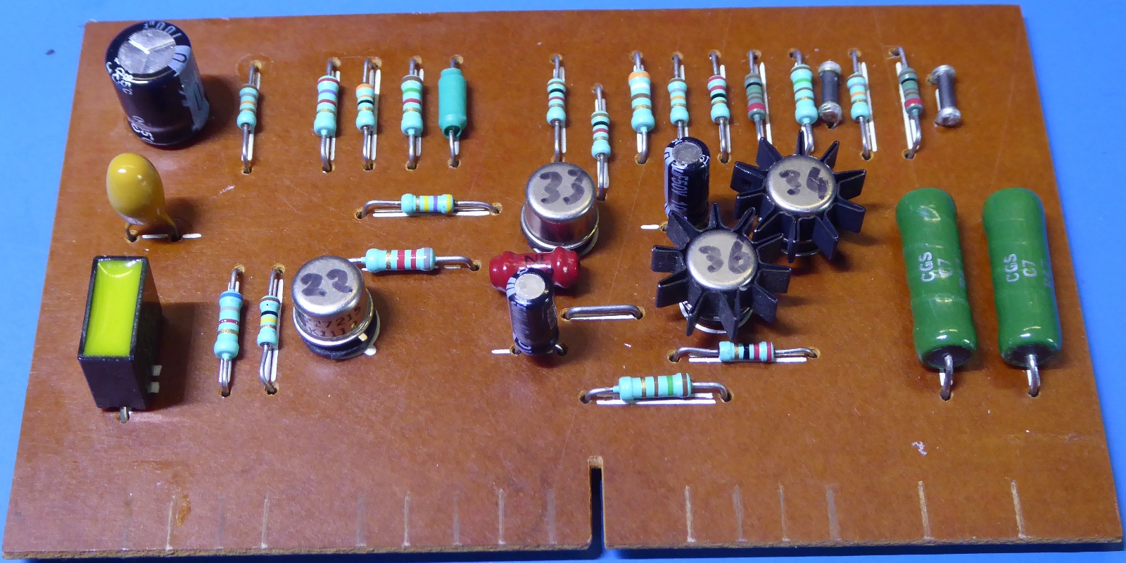 rebuilt armstrong 521 amplifier board