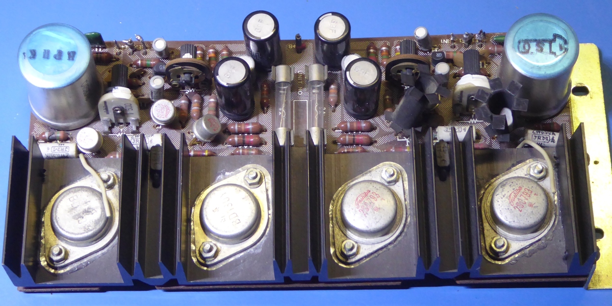 old amplifier board